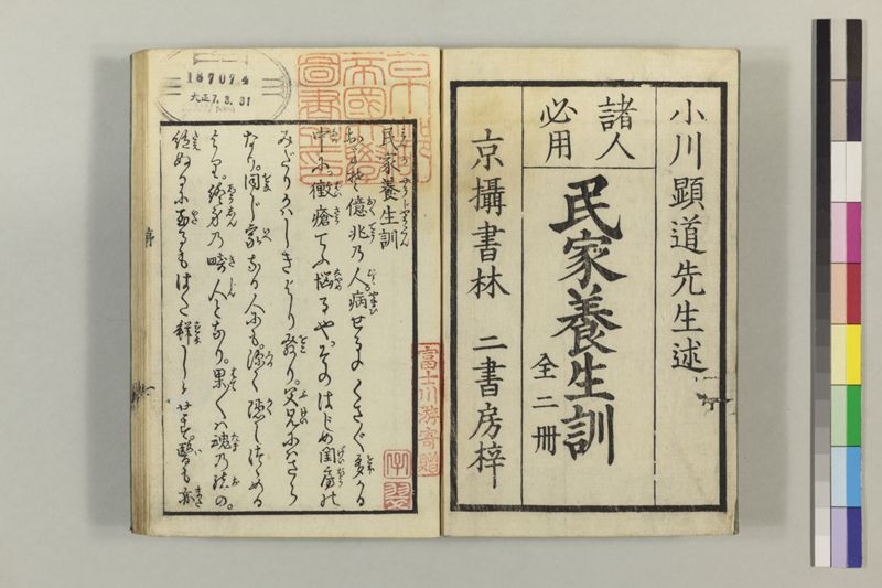 (諸人必用)民家養生訓 2巻 - ページ 4