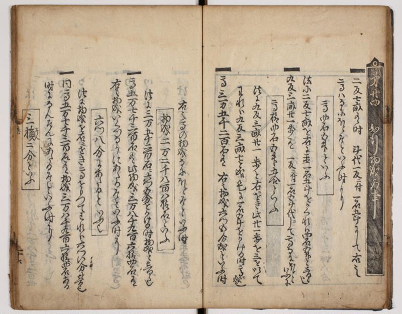 塵劫記 3巻 (存2巻)（寛永8年版、京大数学） - ページ 72