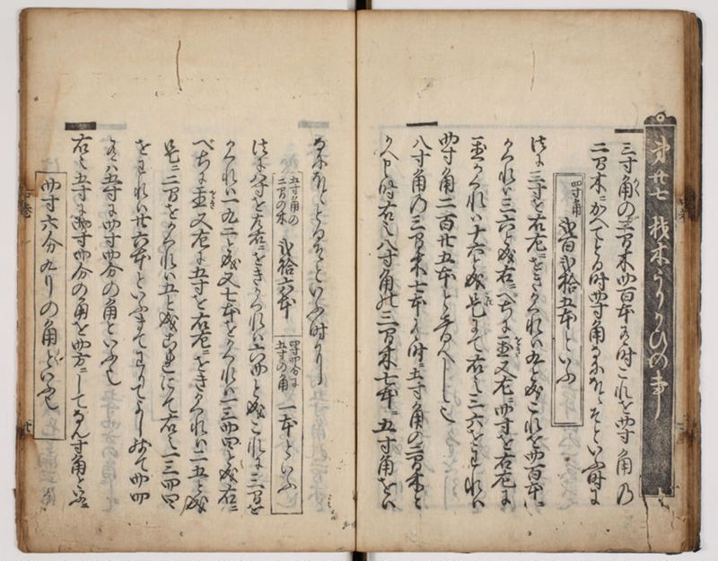 塵劫記 3巻 (存2巻)（寛永8年版、京大数学） - ページ 87